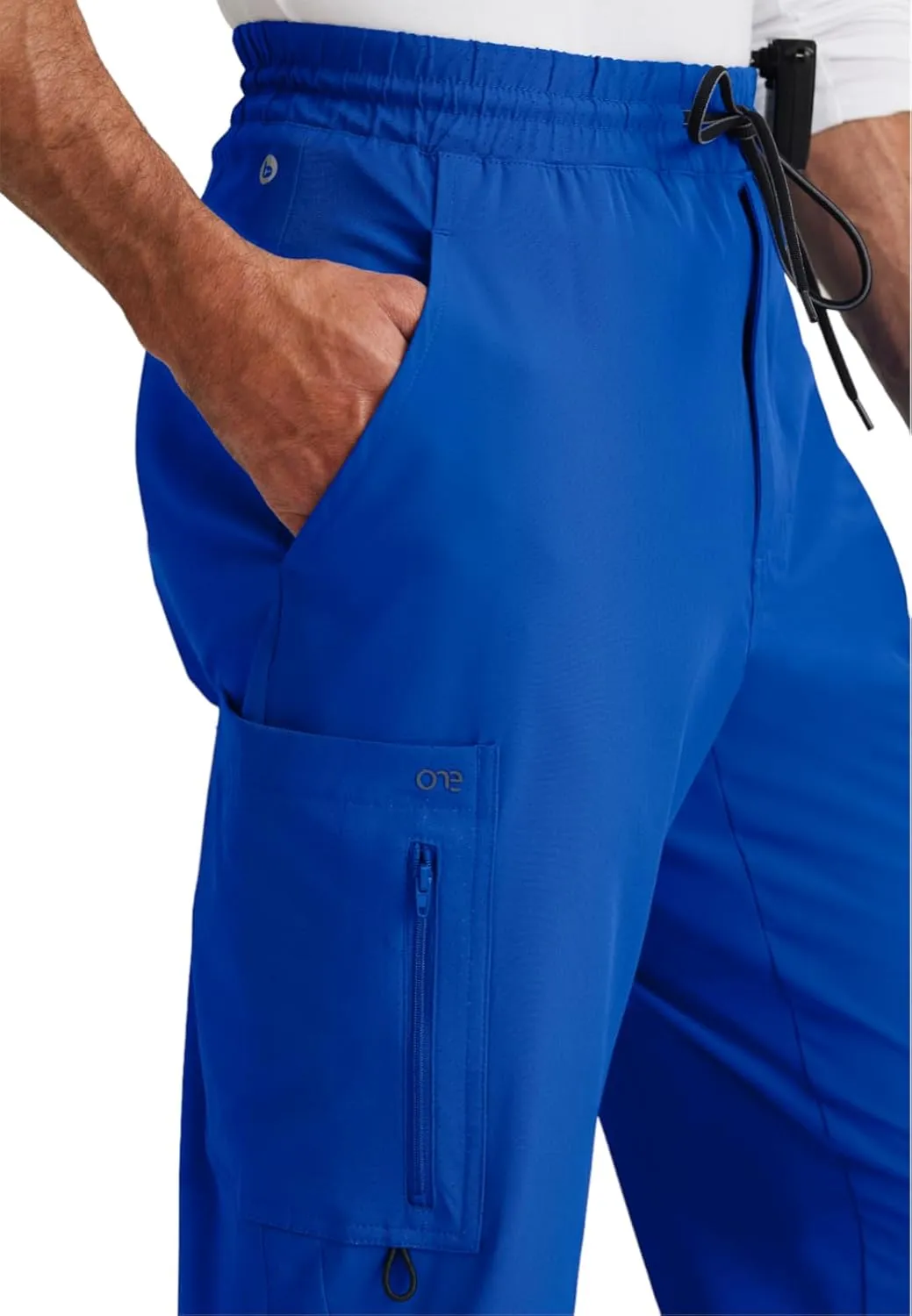 BARCO One Vortex Scrub Jogger for Men - Elastic Waist Eco-Friendly Fabric, Anti-Wrinkle, 4-Way Stretch Men's Scrub Pant