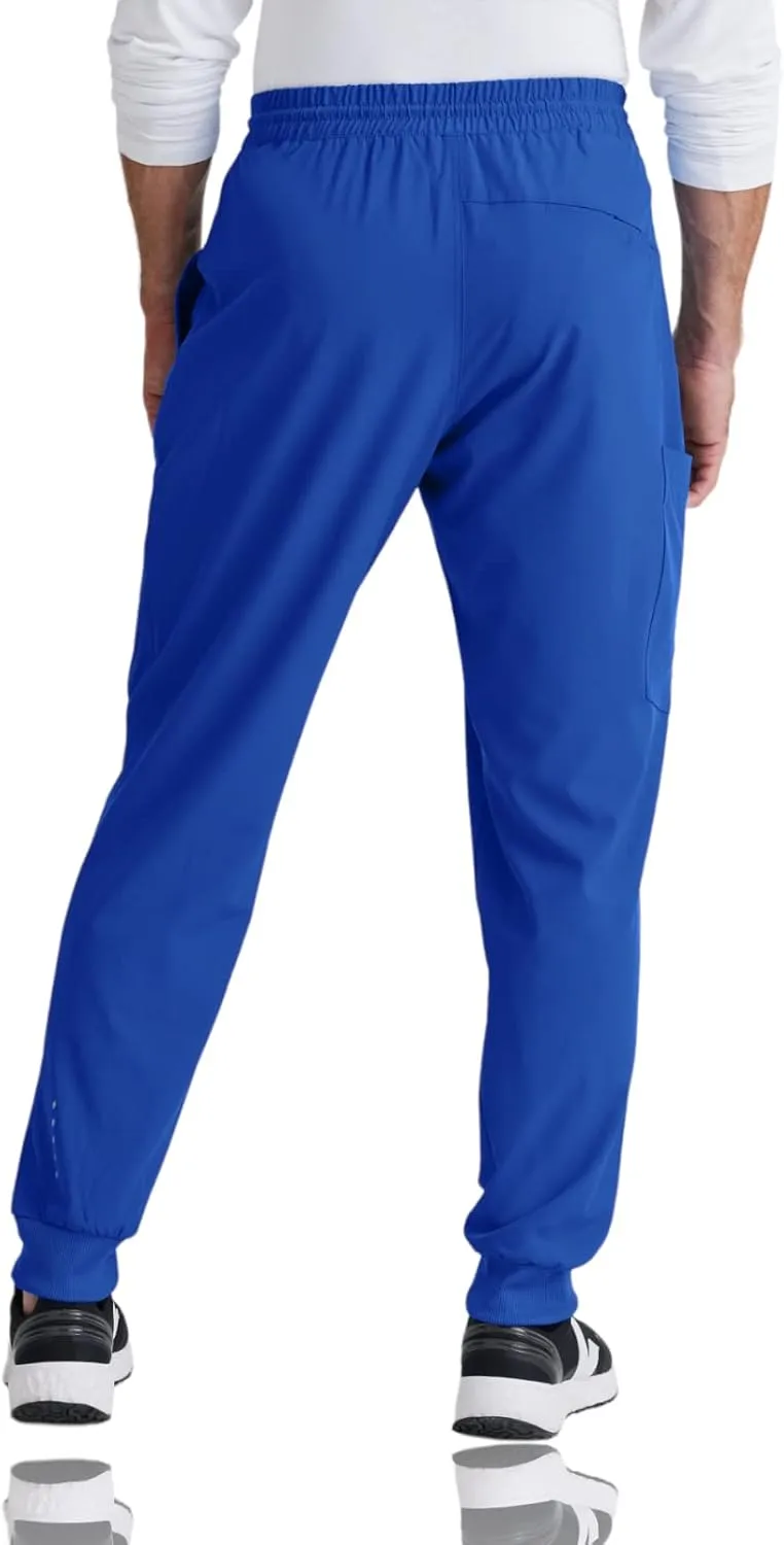 BARCO One Vortex Scrub Jogger for Men - Elastic Waist Eco-Friendly Fabric, Anti-Wrinkle, 4-Way Stretch Men's Scrub Pant