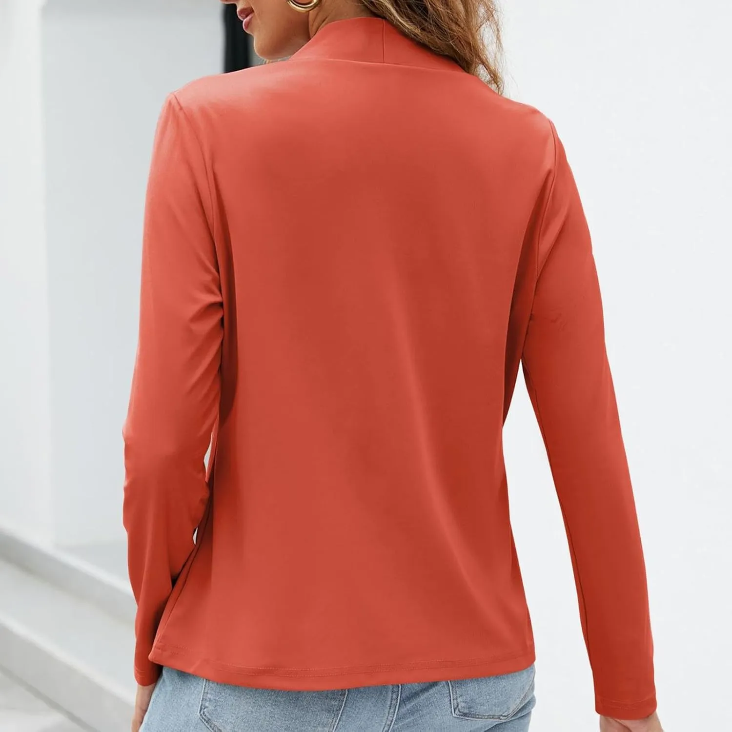 Blazers for Women Casual Lightweight Open Front Cardigan Jackets Long Sleeve Work Office Blazer Suit Jacket Pockets