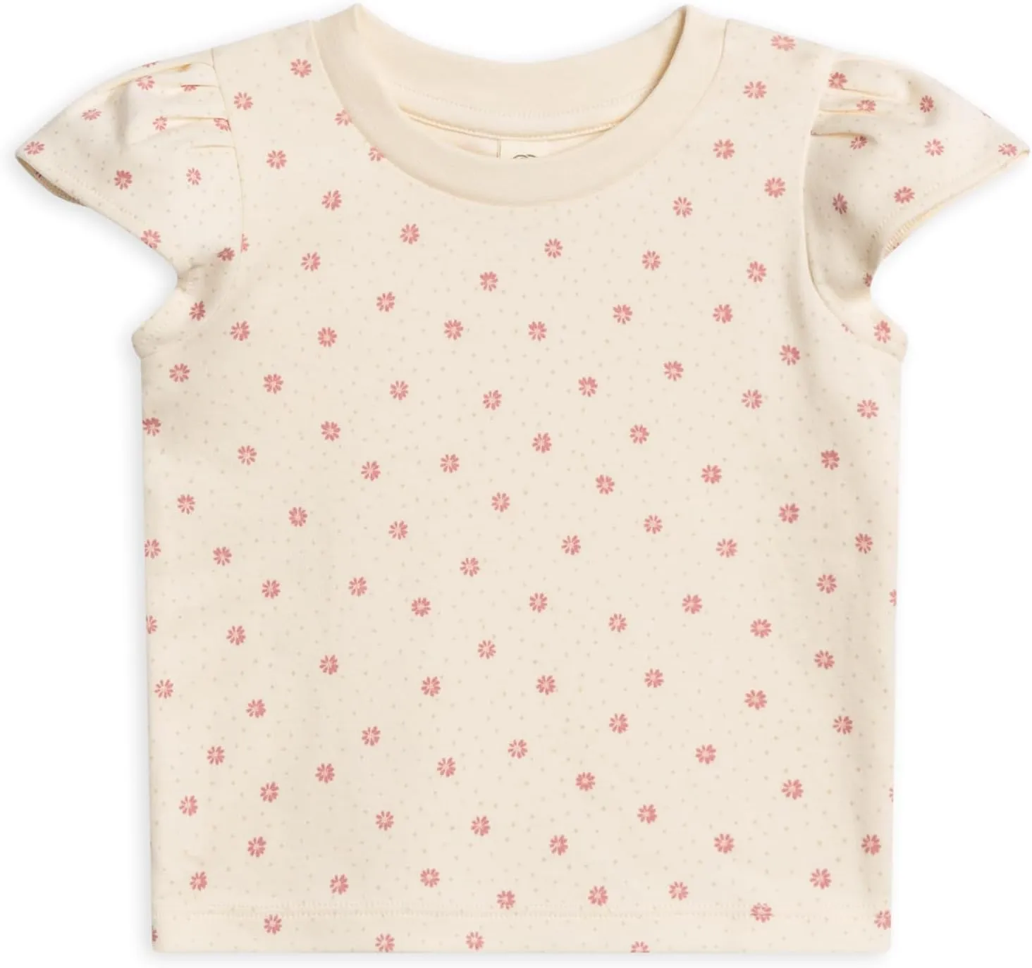 Colored Organics Infant Toddlers and Kids Organic Cotton Short Sleeve Crew Neck Tee Shirt