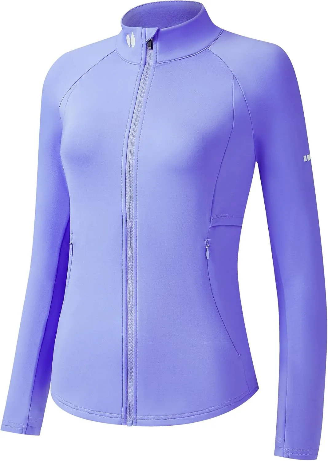 HOTSUIT Women’s Running Jacket Thermal Water Resistant Full Zip Cycling Jacket for Winter Reflective