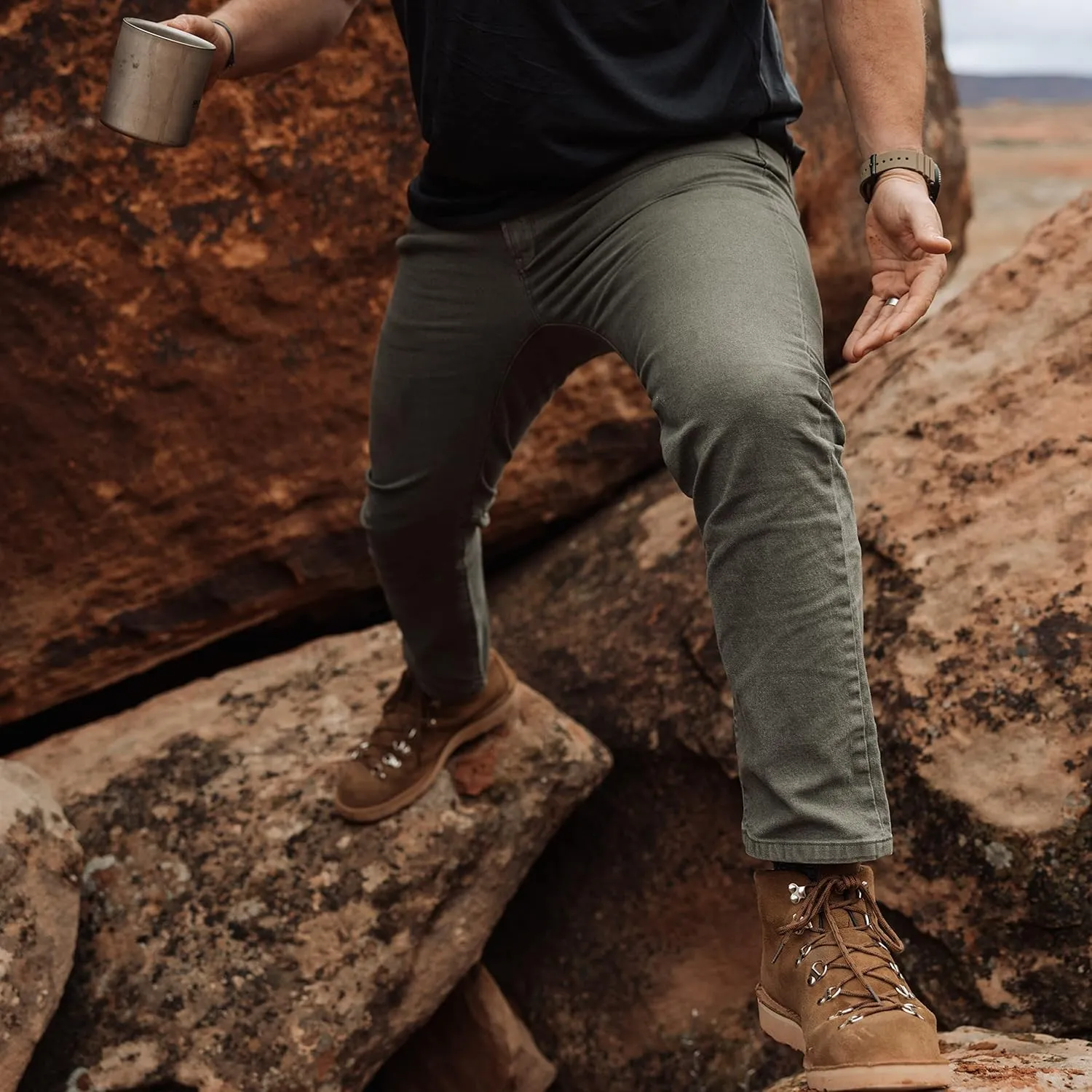 Huckberry Proof Men's Rover Pant, Classic Work Pant & Breathable Fabric