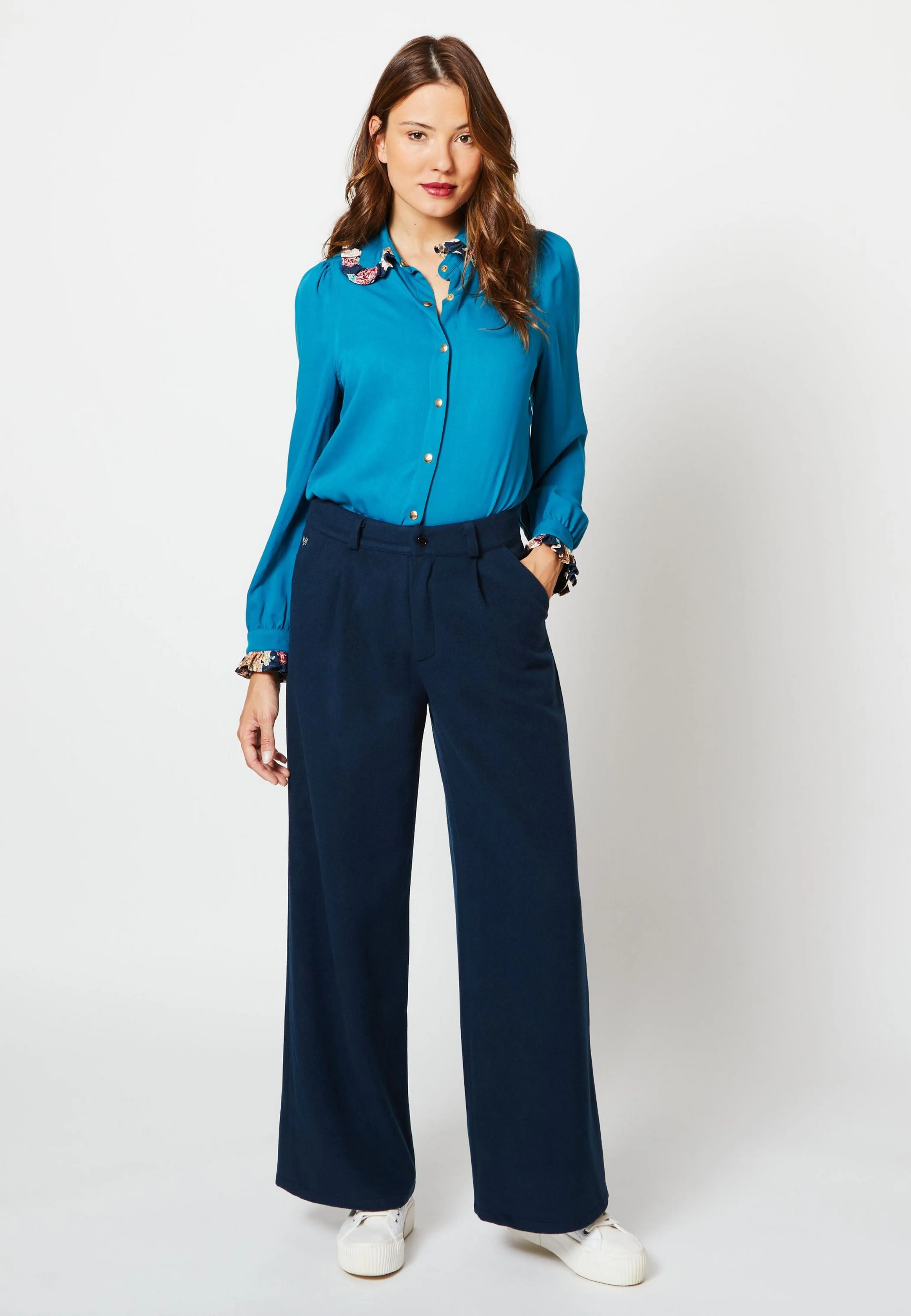 PANTALON MILANAIS CACHEMIRE UPCYCLÉ