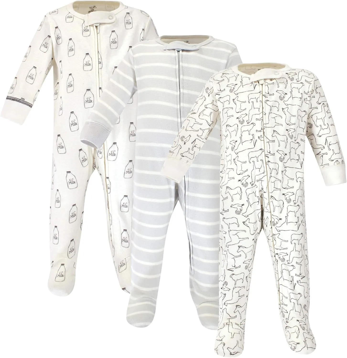 Touched by Nature Baby Girls' Organic Cotton Sleep and Play
