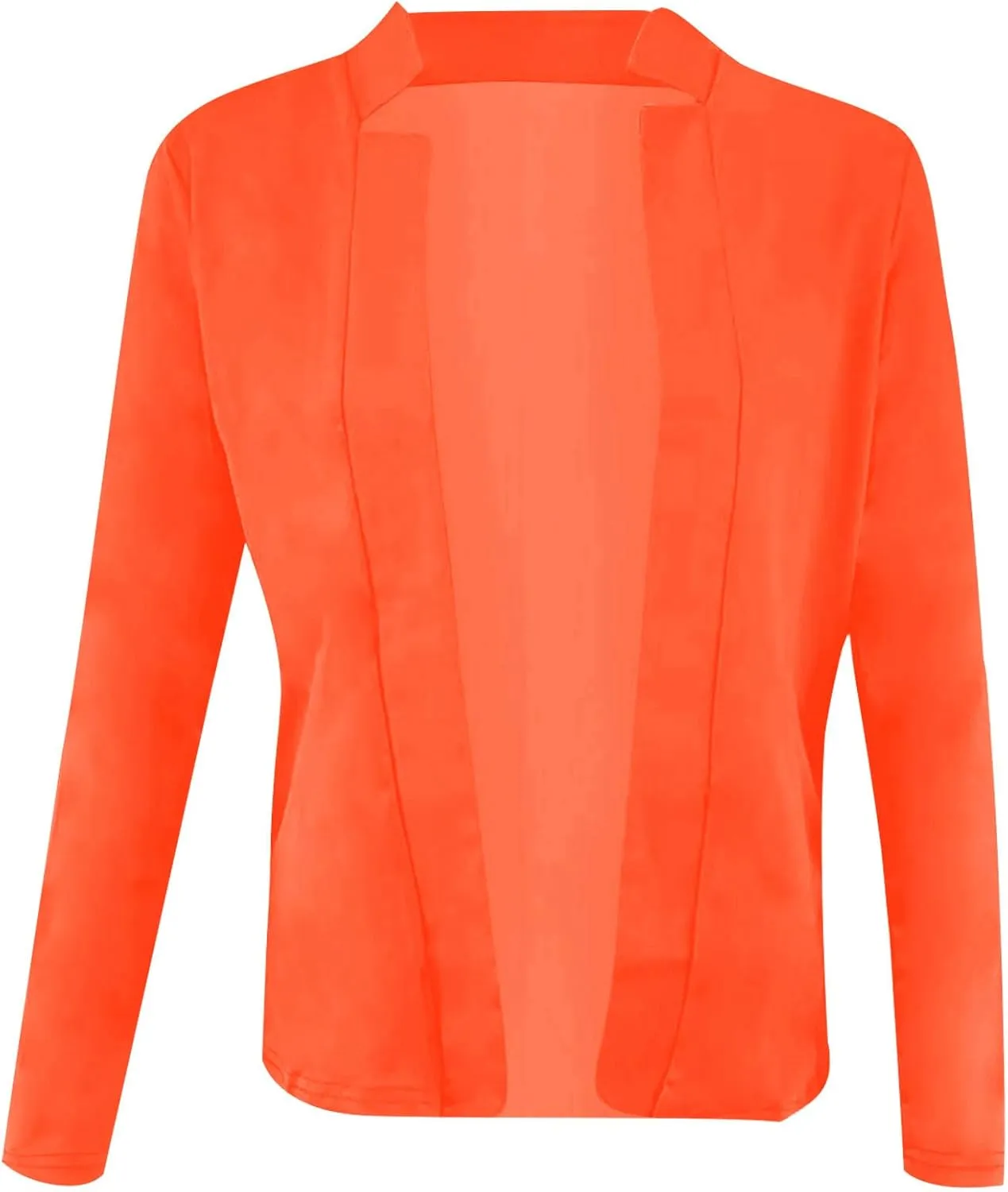 Women's Cropped Blazer Jacket Dressy Cardigan Lightweight Office Jacket Plus Size Open Front Suit Blazers Outerwear